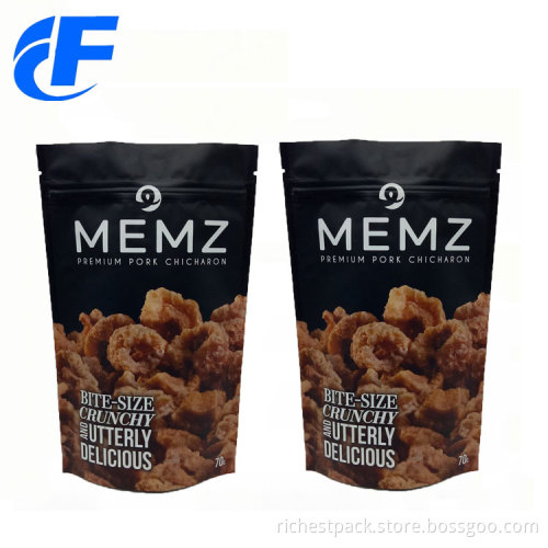 2019 wholesale plastic food packaging bag with zipper
